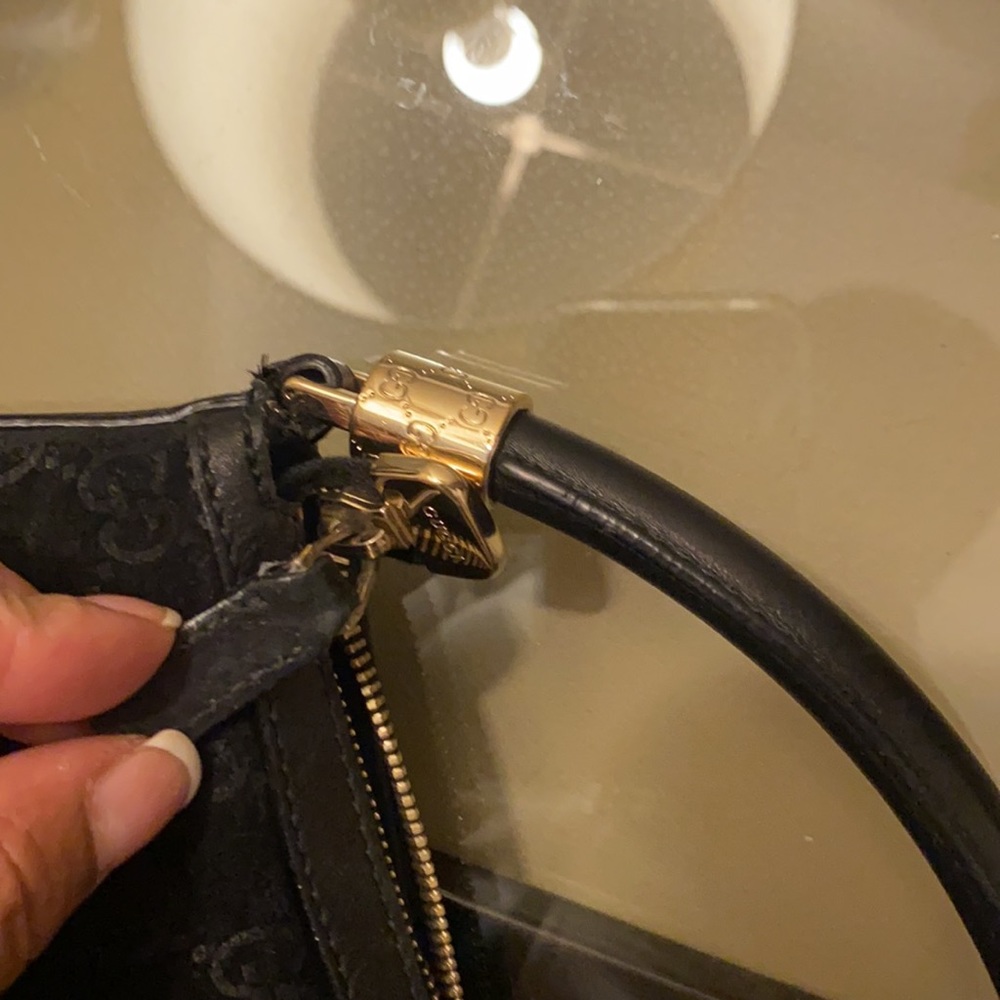 Suede Gucci bag - Picture 6 of 6